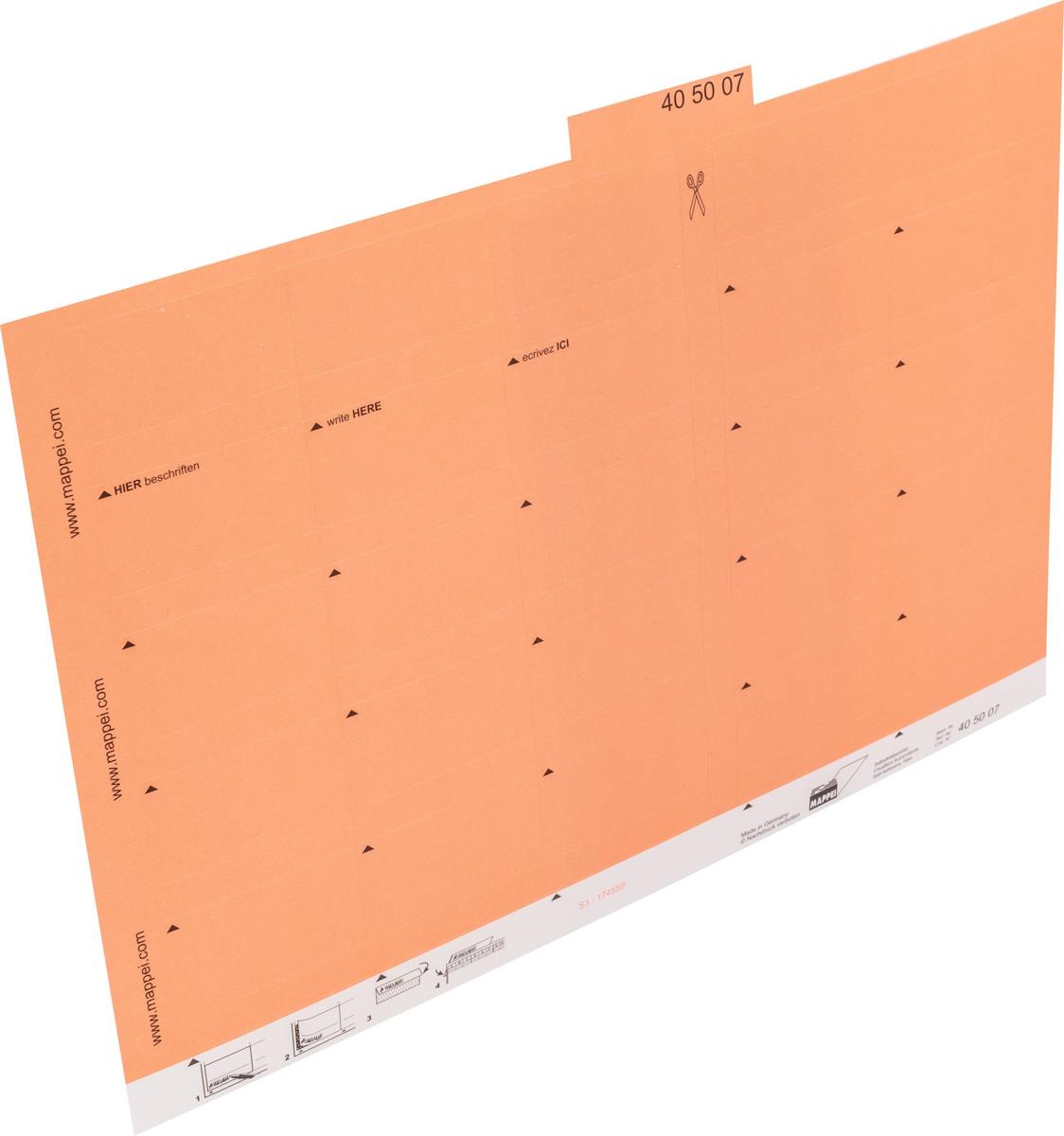 Selbstklebe-Reiter, rosa, 55 mm breit, Karton-Artikelnummer-405007