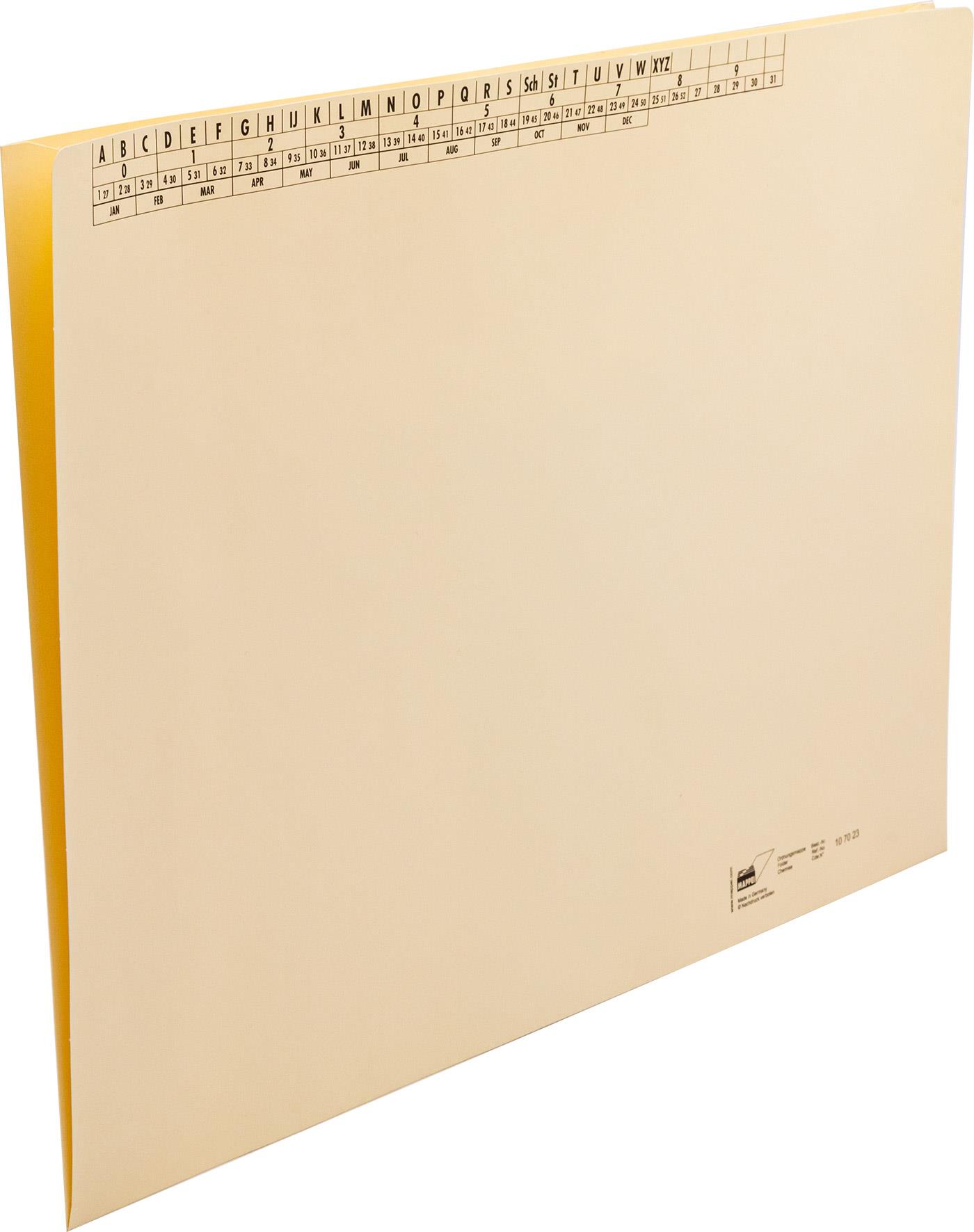 Ordnungsmappe für DIN A3, Natronkarton hell, 170 g/gm-Artikelnummer-107023
