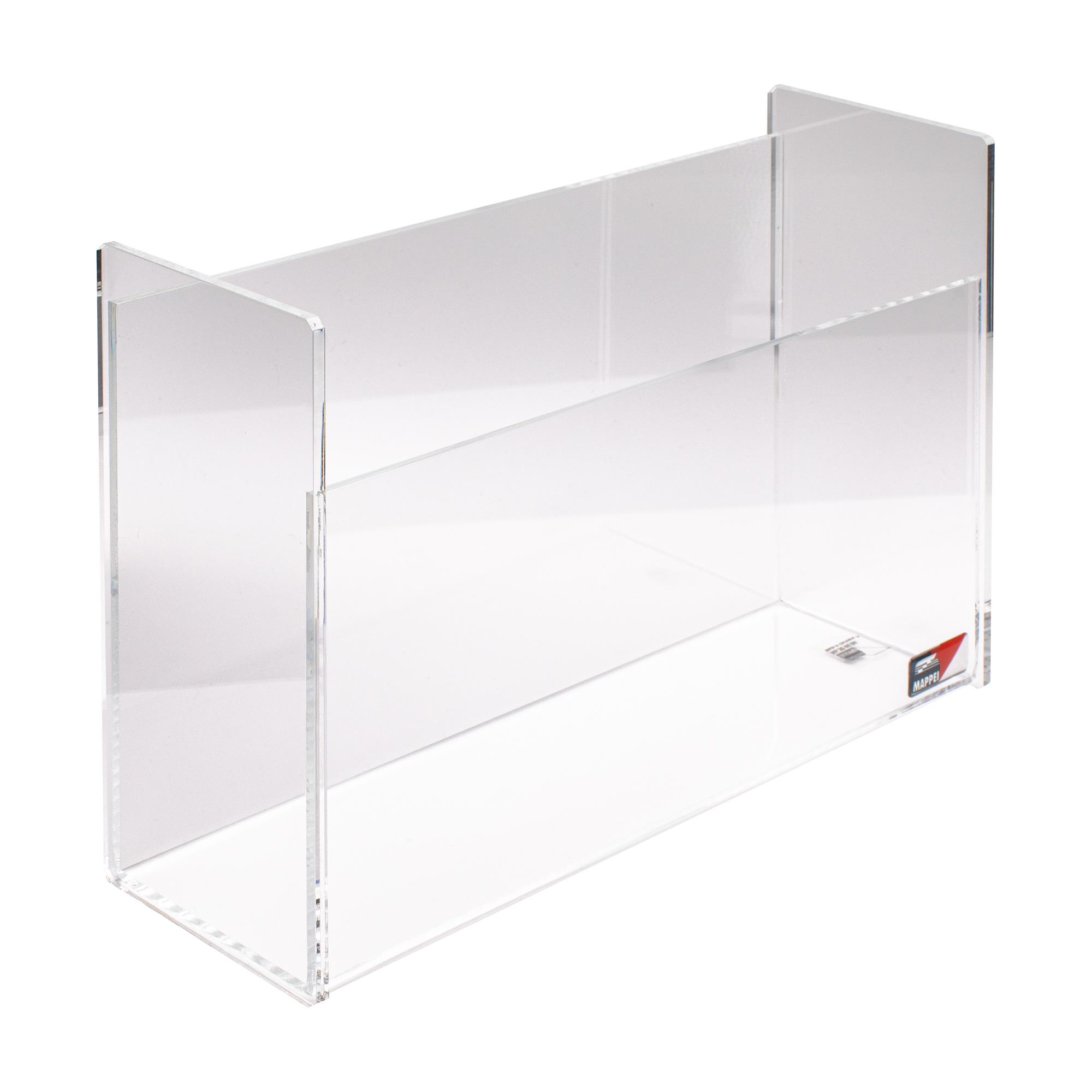 Ordnungsbox für DIN A4, 10,5 cm tief, Acrylglas, klar