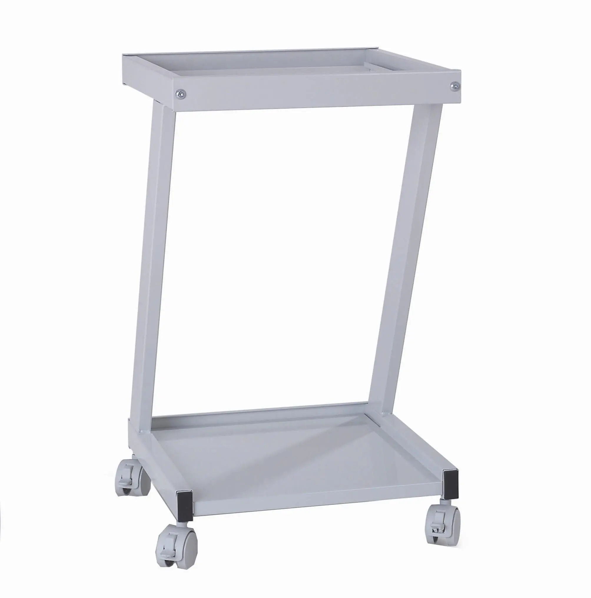 Akten-Trolley für 6 Boxen auf 2 Etagen, Stahl, RAL 7035 (grau)