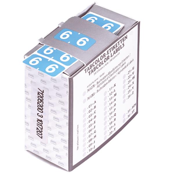 Set von Klassifiz.-Etikett (klein), Ziff. 0-9, je 500 Stck.-Artikelnummer-761277/50