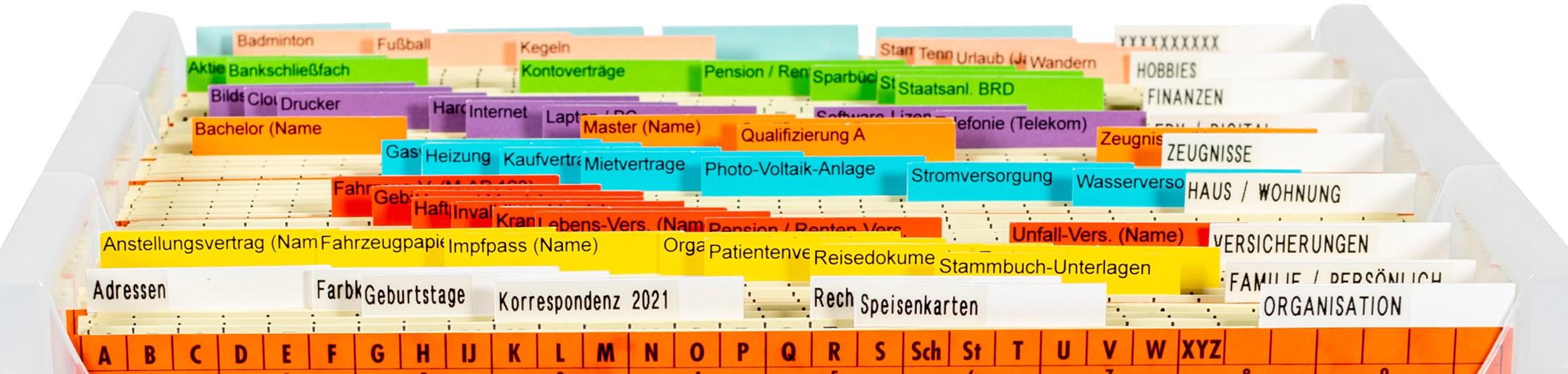 Privat-Organisation, Modul "DOKUMENTATION statt Papierkram"