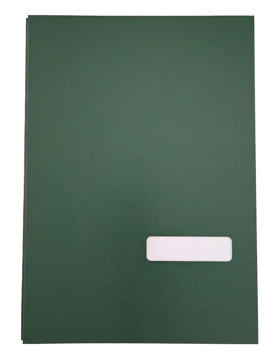 Unterschriftenmappe, 20 Fächer, kunststoff.-kasch., grün-Artikelnummer-10.62003