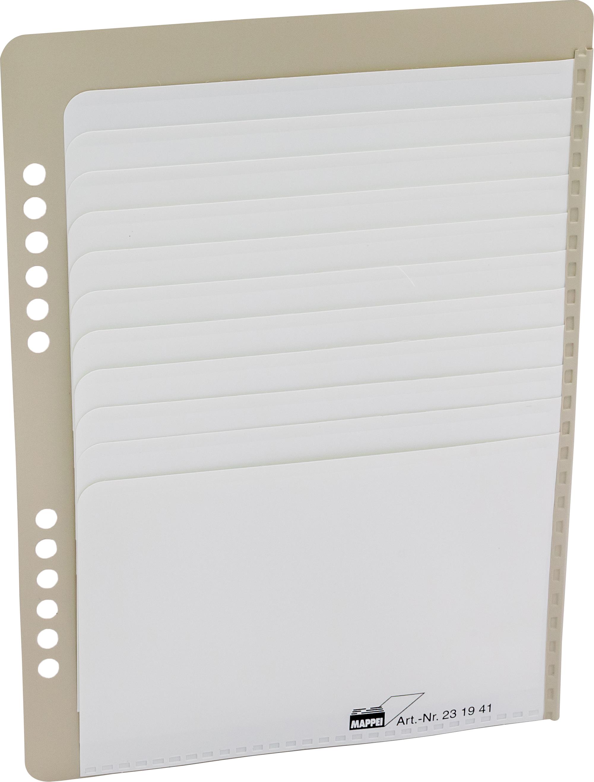 Projektboard f. DIN A5, mit 11 Taschen und Universallochung-Artikelnummer-231941