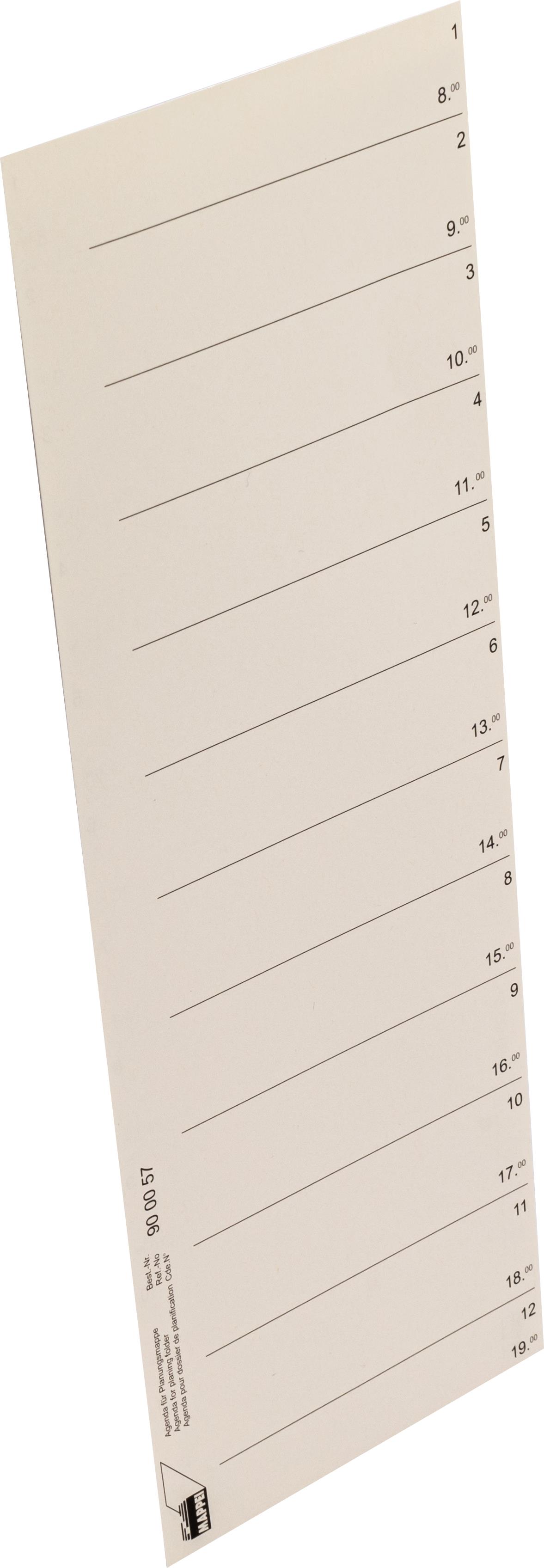 Agenda für MAPPEI-Planungsmappe Art.-Nr. 991008-Artikelnummer-900057