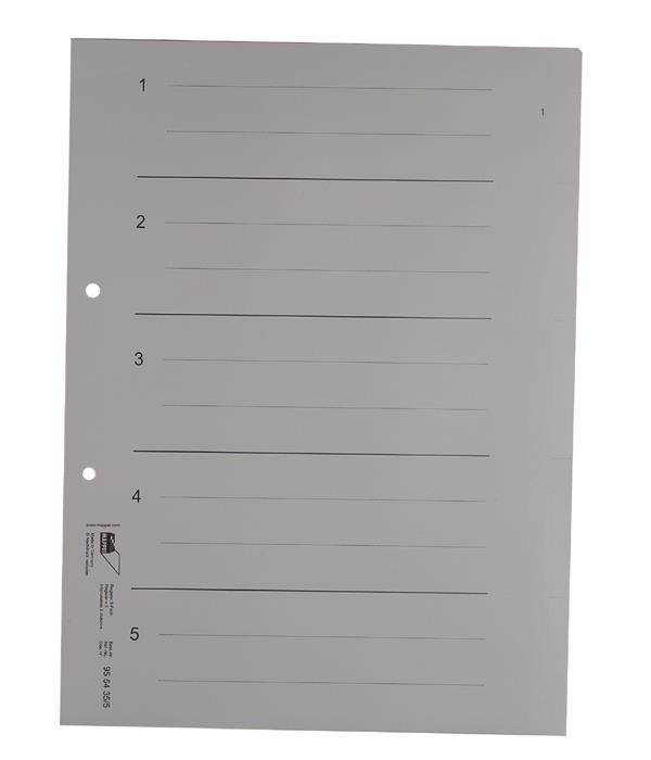Register, 5-fach Register, 5-fach