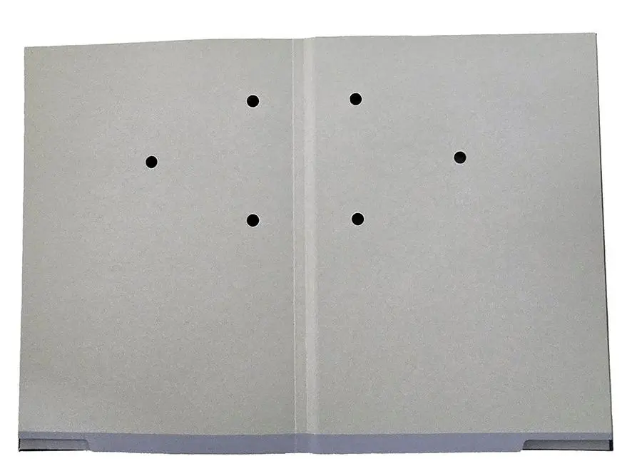Unterschriftenmappe, 20 Fächer, kunststoff.-kasch., blau