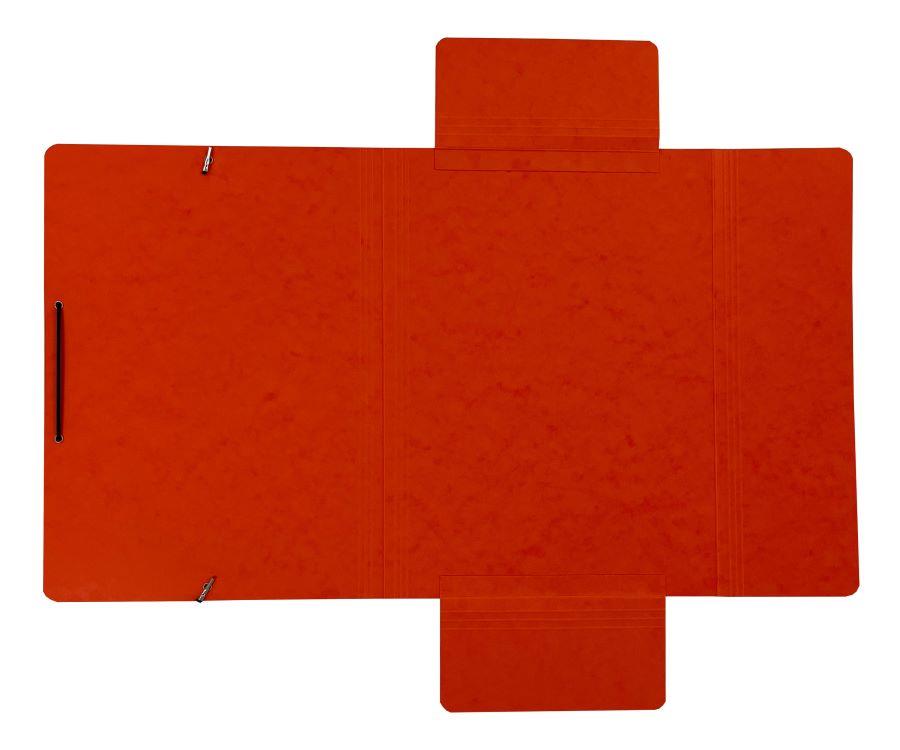 Eckspanner, A4, mit 3 Innenklappen, orange-Artikelnummer-10.55405