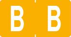 Klass.-Etikett (klein), Buchst. "B", hellorange, 500 Stck.-Artikelnummer-761278/02