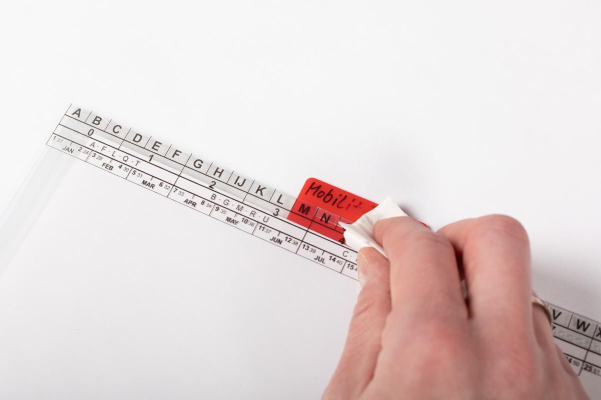 Löschset zur Reinigung von Beschriftungs-Läufern 9124..-Artikelnummer-900033