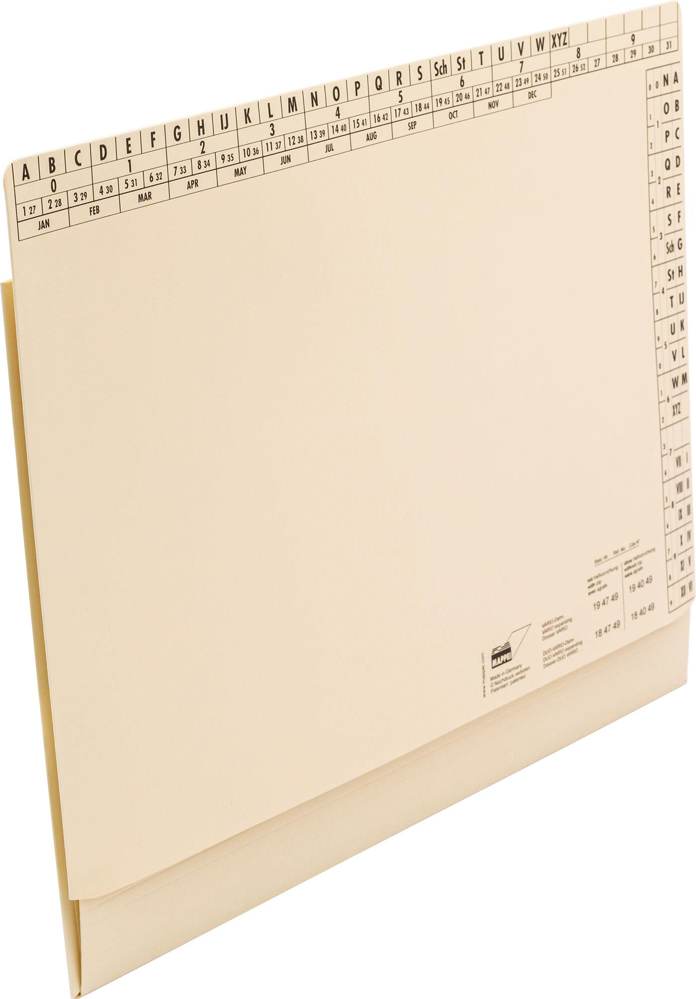 VARIO-Dehnhefter A4, bis 3 cm, Natron hell, 320 g/qm-Artikelnummer-194749