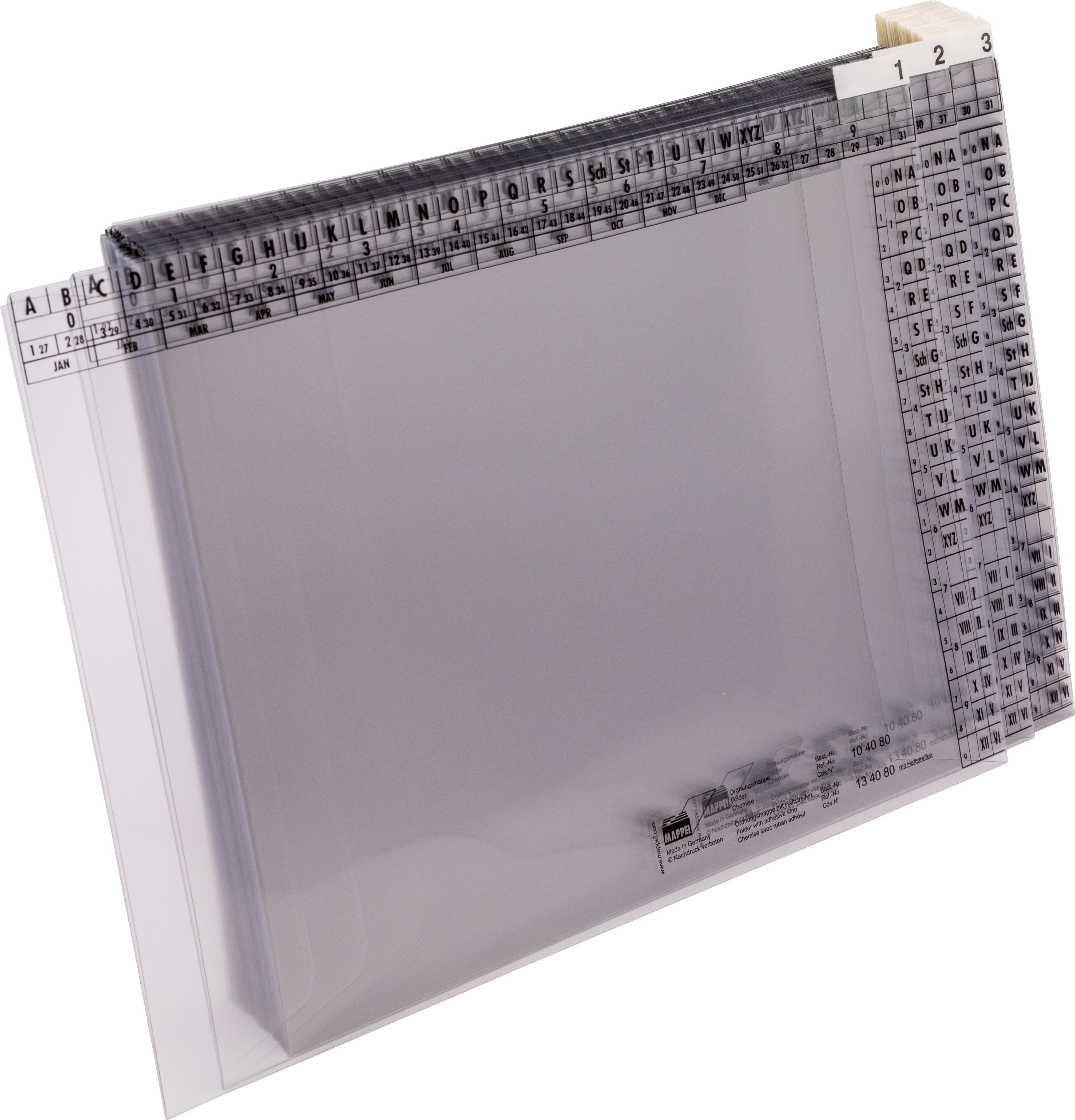 Orgamodul "Wochen" (1-52), PVC-Mappen