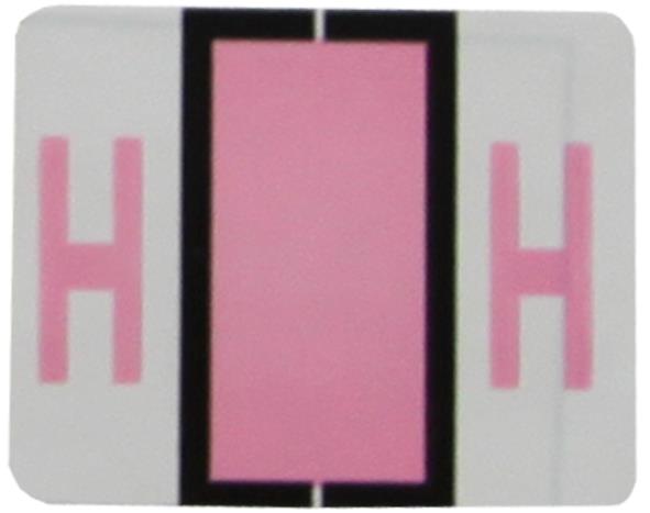 Buchstabenetikett (gross) "H", Farbe lila, 500/Rolle