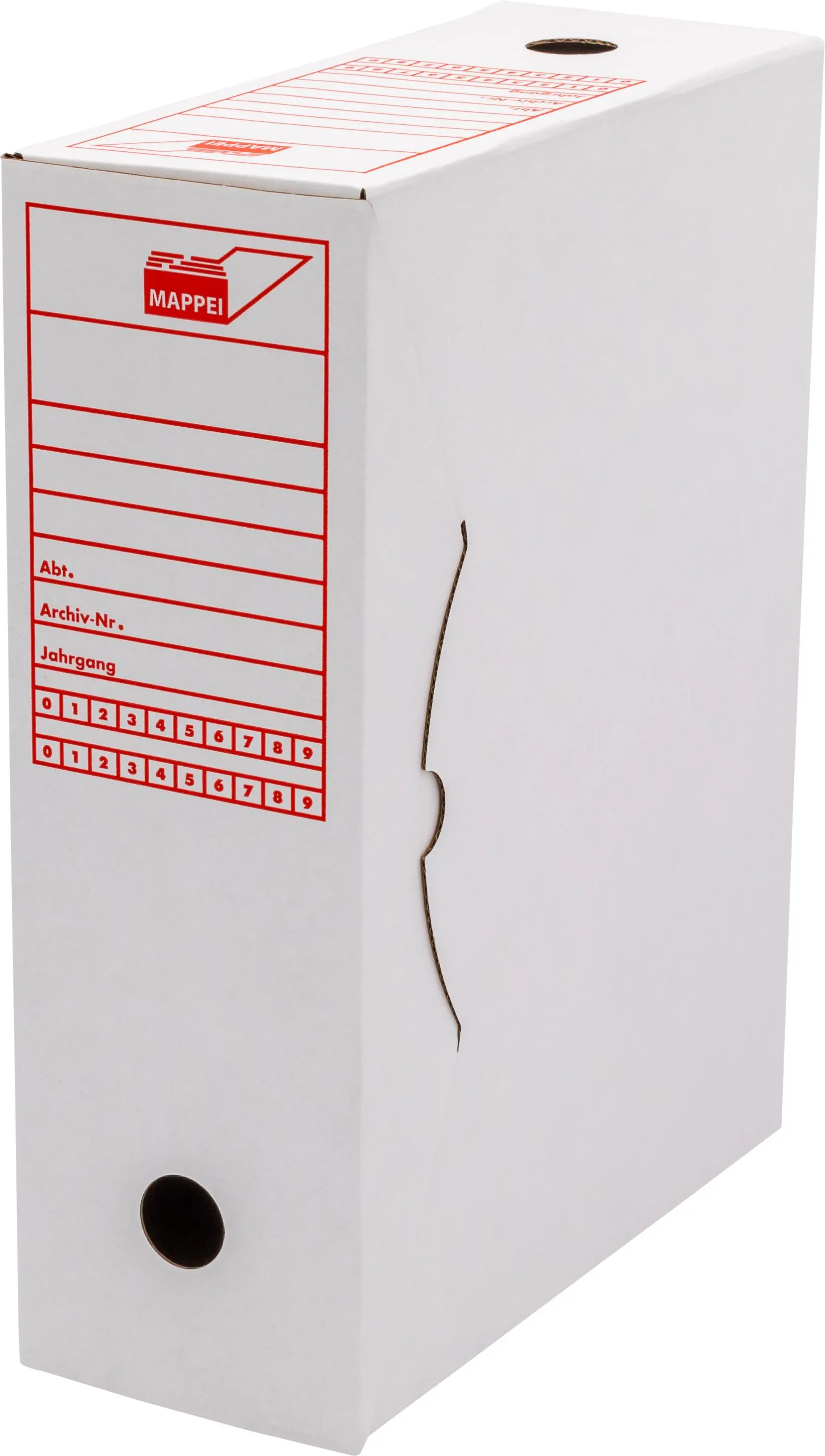 Archivschachtel A4, Boden/Deckel Steckverschl., Mikrow.