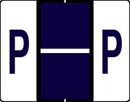 Buchstabenetikett (gross) "P", Farbe purpur, 50/Bogen-Artikelnummer-761286/16