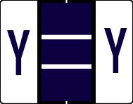 Buchstabenetikett (gross) "Y", Farbe purpur, 50/Bogen-Artikelnummer-761286/25