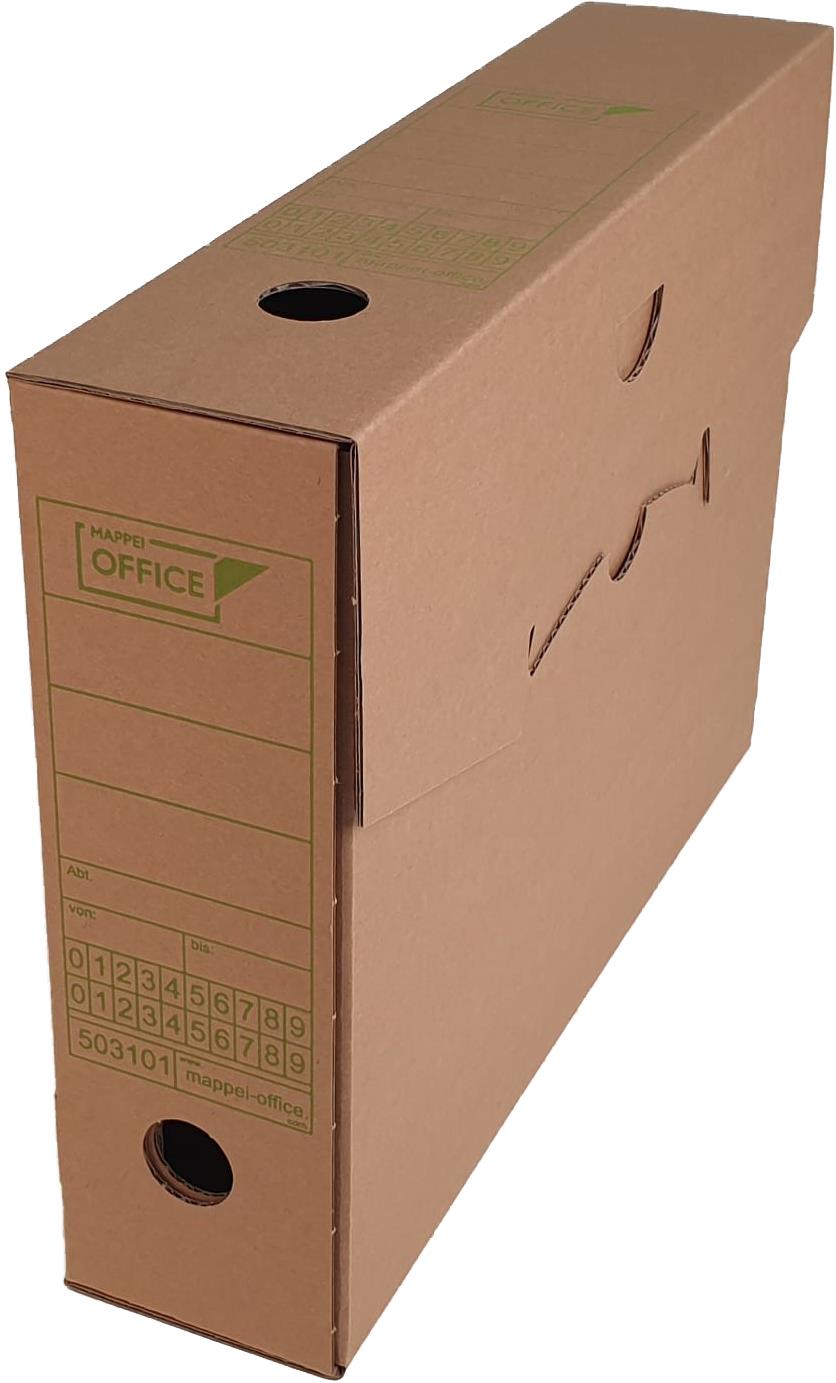 Archivschachtel für Ordnerinhalt DIN A 4, 7,5 cm breit-Artikelnummer-503101
