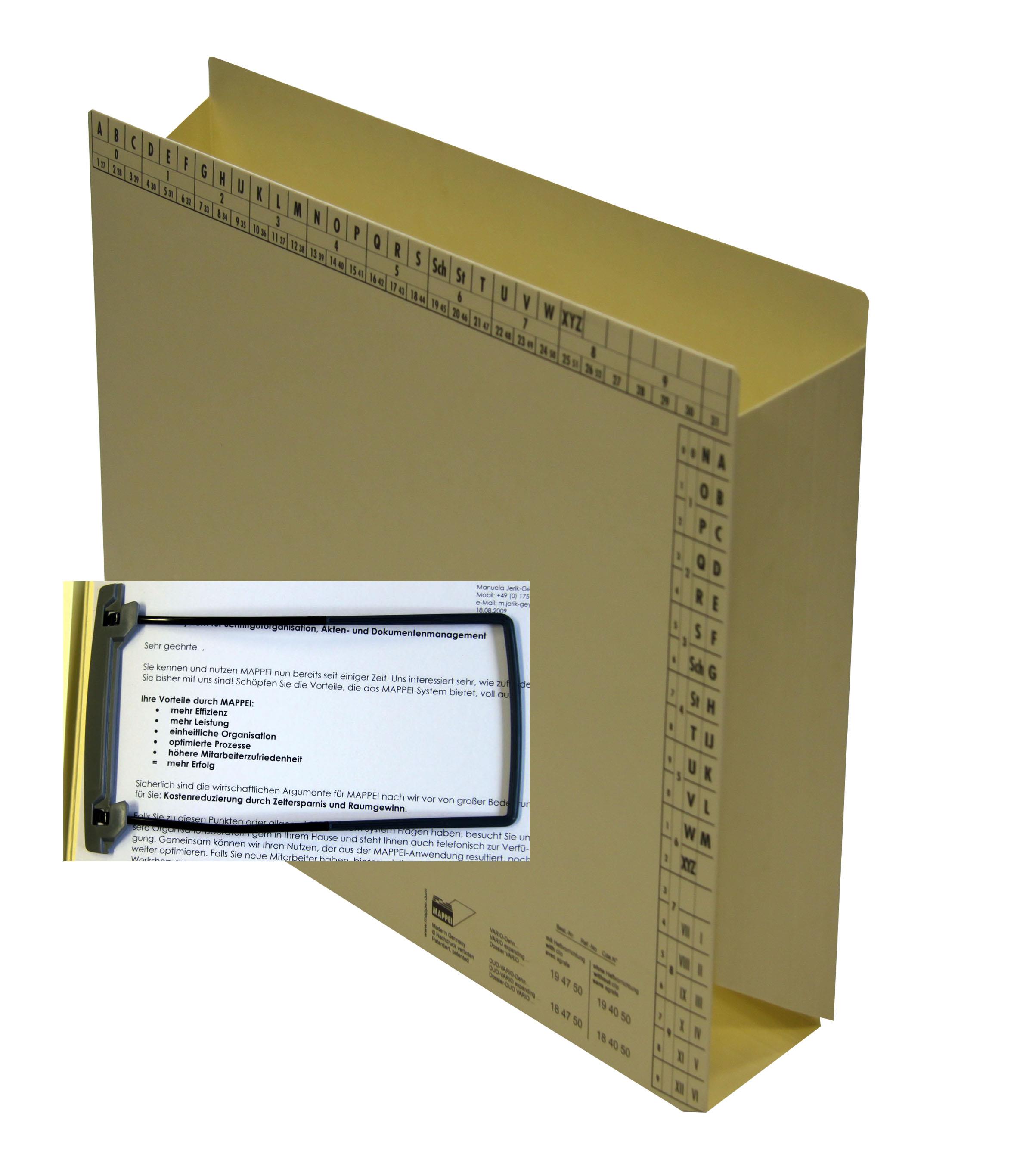 VARIO-Dehnhefter A4, bis 6 cm, Glanzkart., 425 g/qm, Behörde