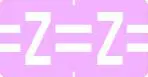 Klass.-Etikett (klein), Buchst. "Z", lila, 500 Stck.