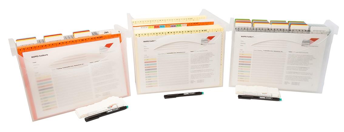 Gesamtpaket Arbeitsplatz-Organisation (Boxen aus PP)-Artikelnummer-394080/1