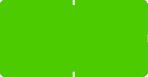 Farbcodier-Etikett (klein), "hellgrün", 1000/Rolle