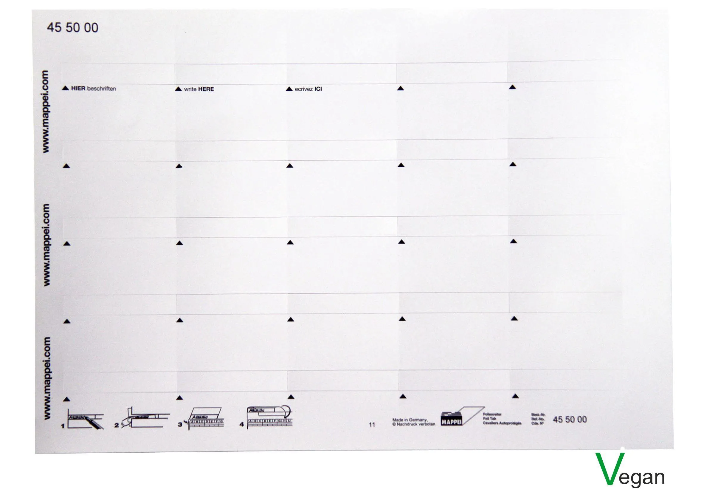 Selbstklebe-Folienreiter, 55 mm breit
