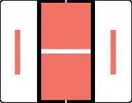 Buchstabenetikett (gross) "I", Farbe rosa, 500/Rolle