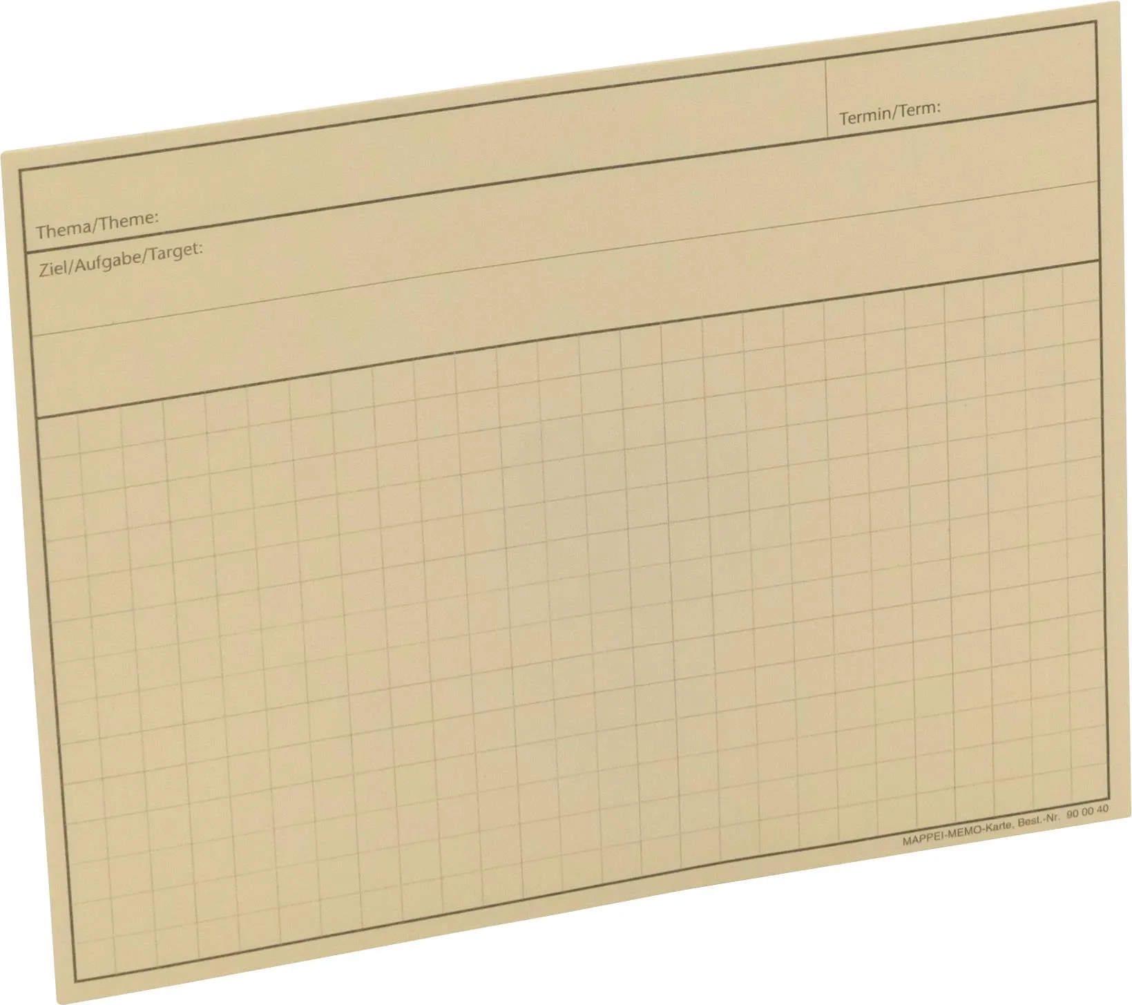 Memoblätter, 135x105 mm, Natronkarton hell, 130 g/qm-Artikelnummer-900040
