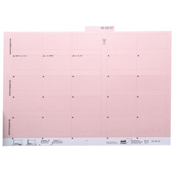 Selbstklebe-Reiter, rosa, 55 mm breit, Karton-Artikelnummer-405007
