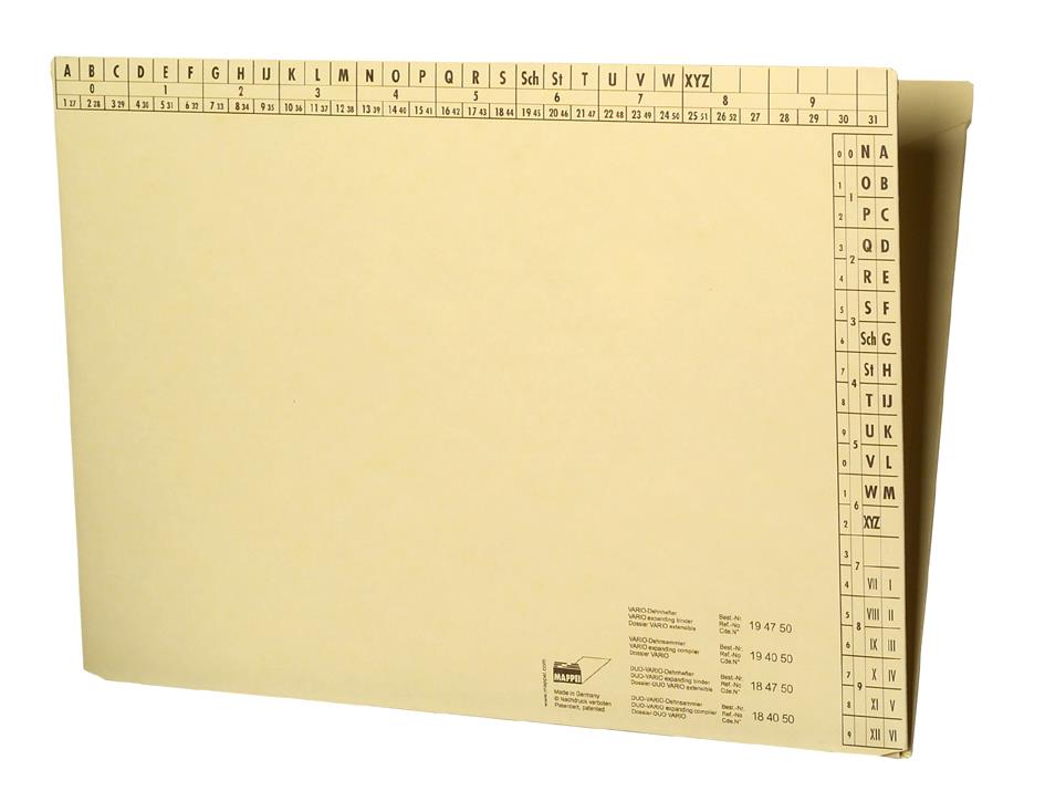 VARIO-Dehnsammler A4, bis 6 cm, Glanzkarton, 425 g/qm-Artikelnummer-194050