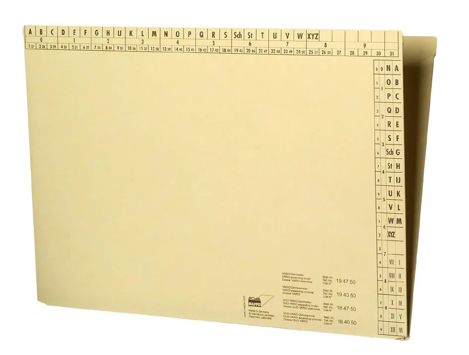 VARIO-Dehnsammler A4, bis 6 cm, Glanzkarton, 425 g/qm-Artikelnummer-194050
