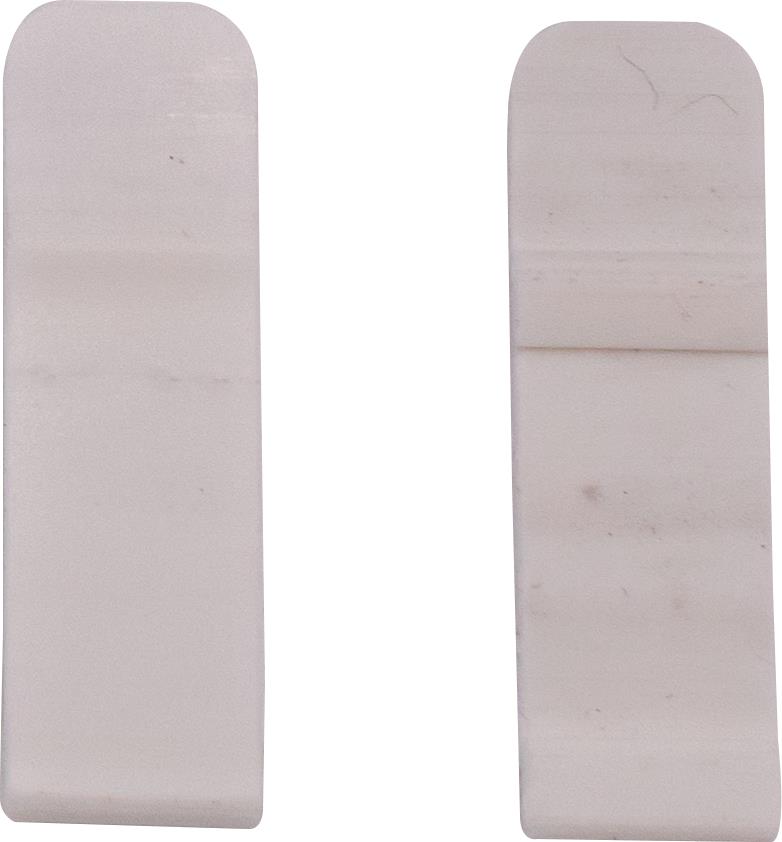 Signalläufer, weiss, 10 mm breit, Kunststoff