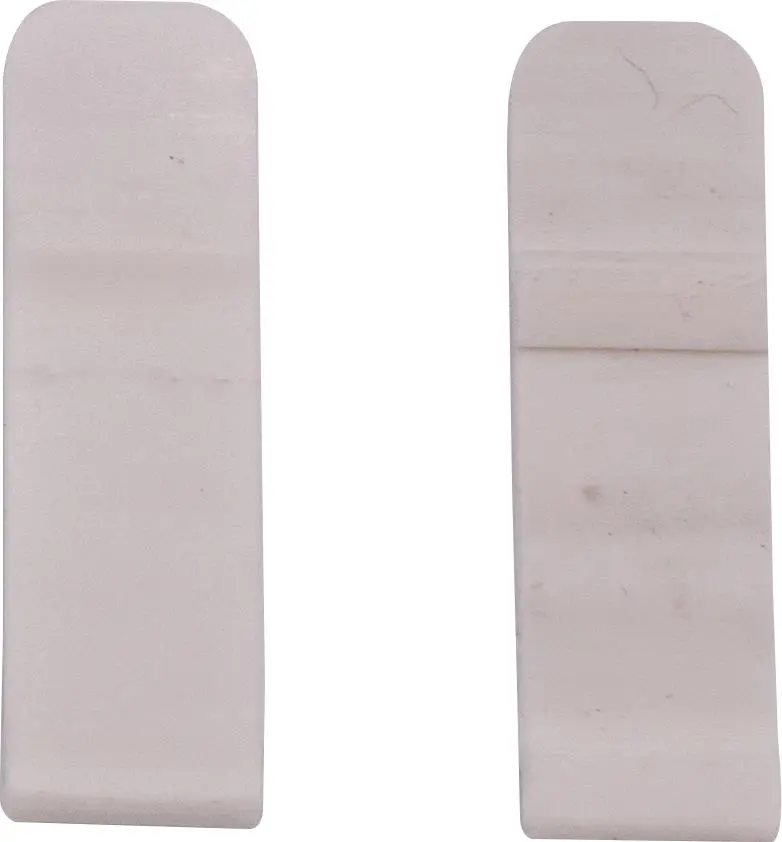 Signalläufer, weiss, 10 mm breit, Kunststoff