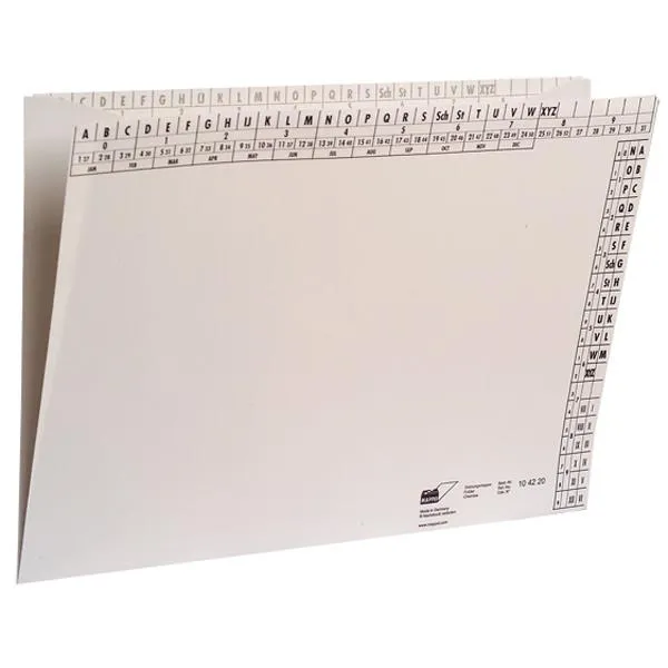 Ordnungsmappe f. DIN A4, Recyclingkarton, weiß, 110 g/qm-Artikelnummer-104220