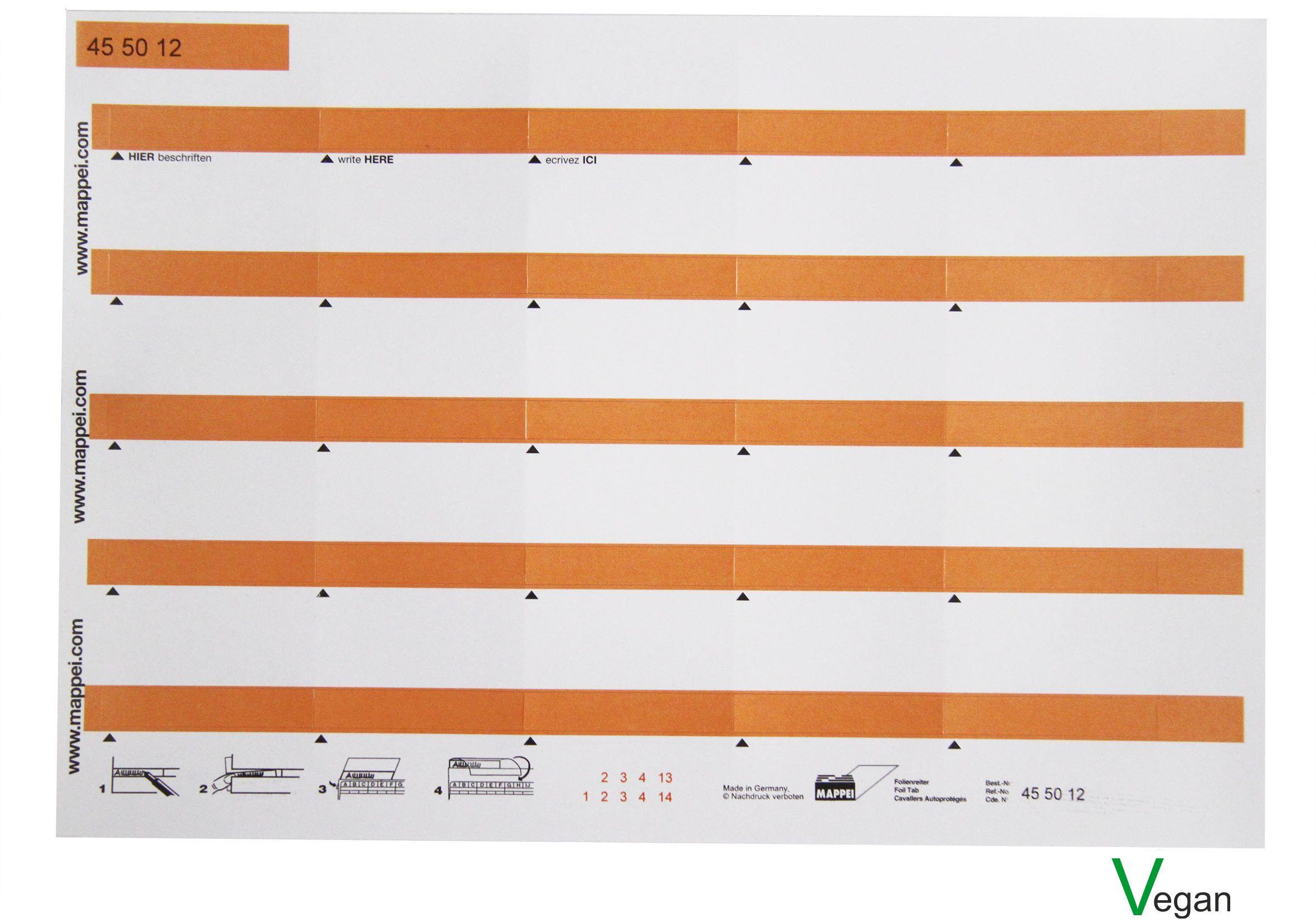 Selbstklebe-Folienreiter, 55 mm breit 