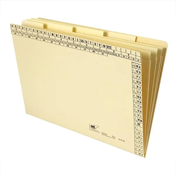 Fächermappe A4, 5 Fächer, Natron hell, 230 g/qm-Artikelnummer-194046