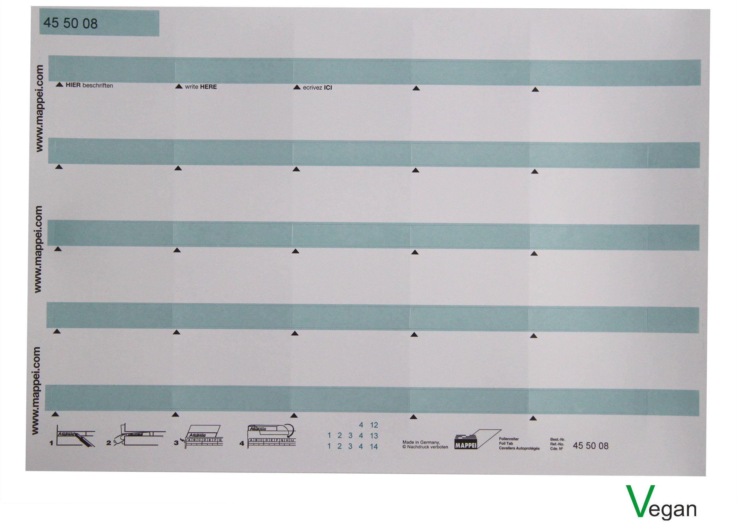 Selbstklebe-Folienreiter, 55 mm breit 