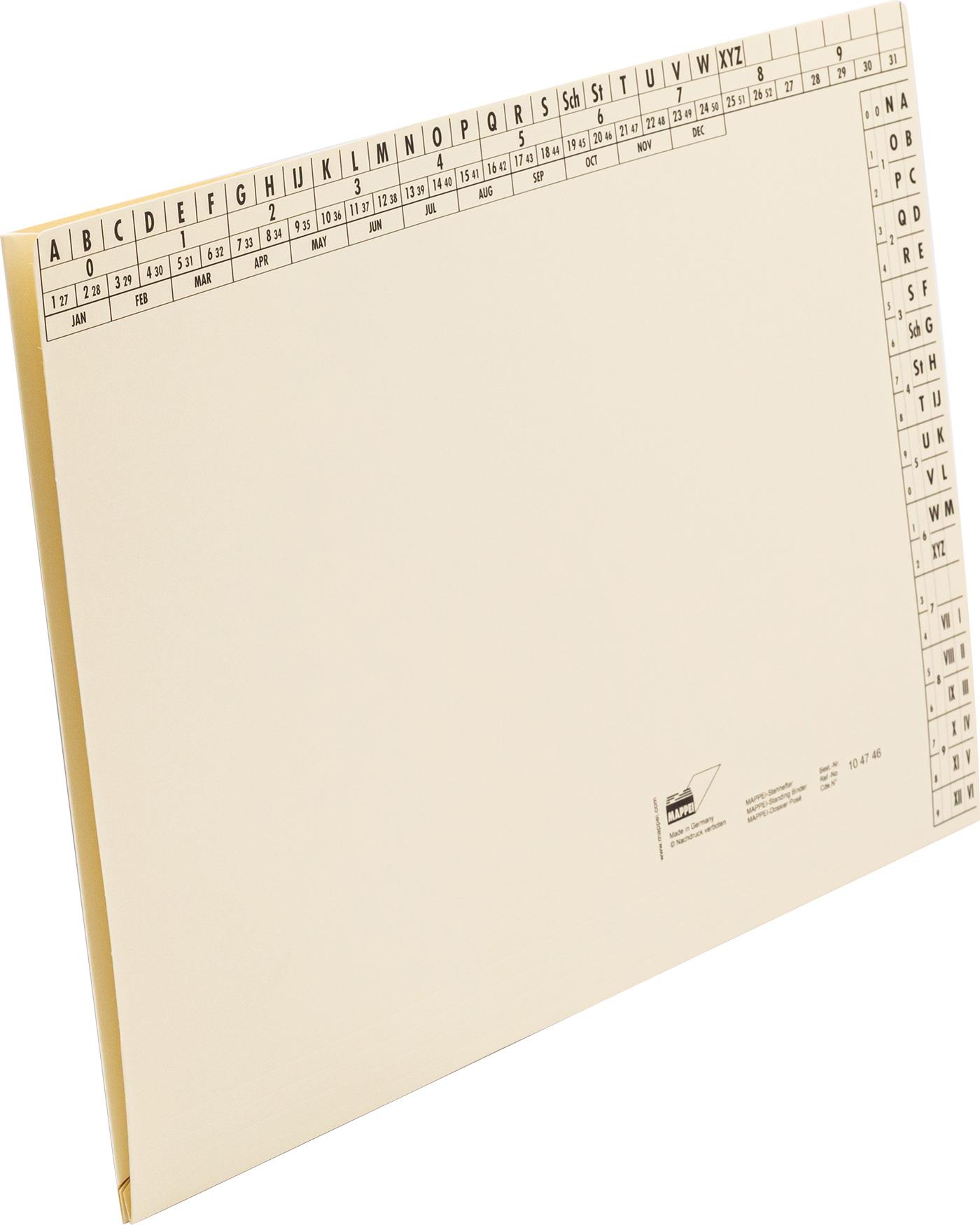 Stehhefter für DIN A4, Natronkarton hell, 230 g/qm-Artikelnummer-104746