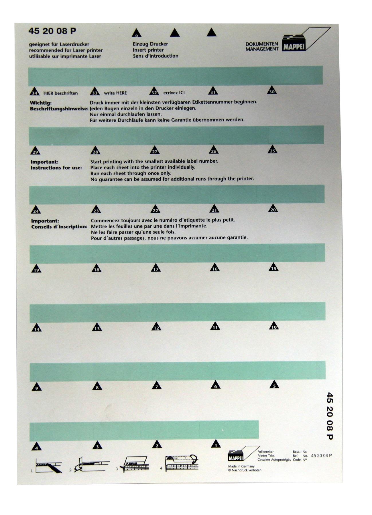 Selbstklebe-Printreiter, 30 mm breit