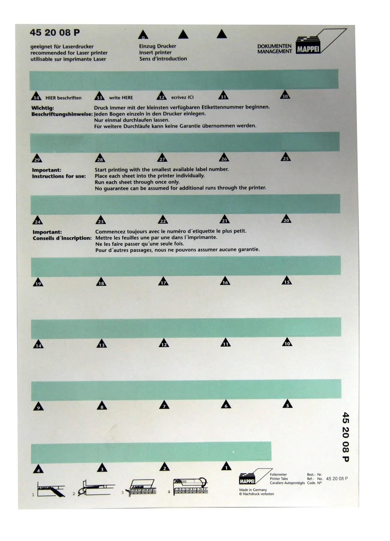 Selbstklebe-Printreiter, 30 mm breit