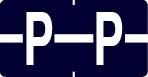 Klass.-Etikett (klein), Buchst. "P", purpur, 500 Stck.-Artikelnummer-761278/16