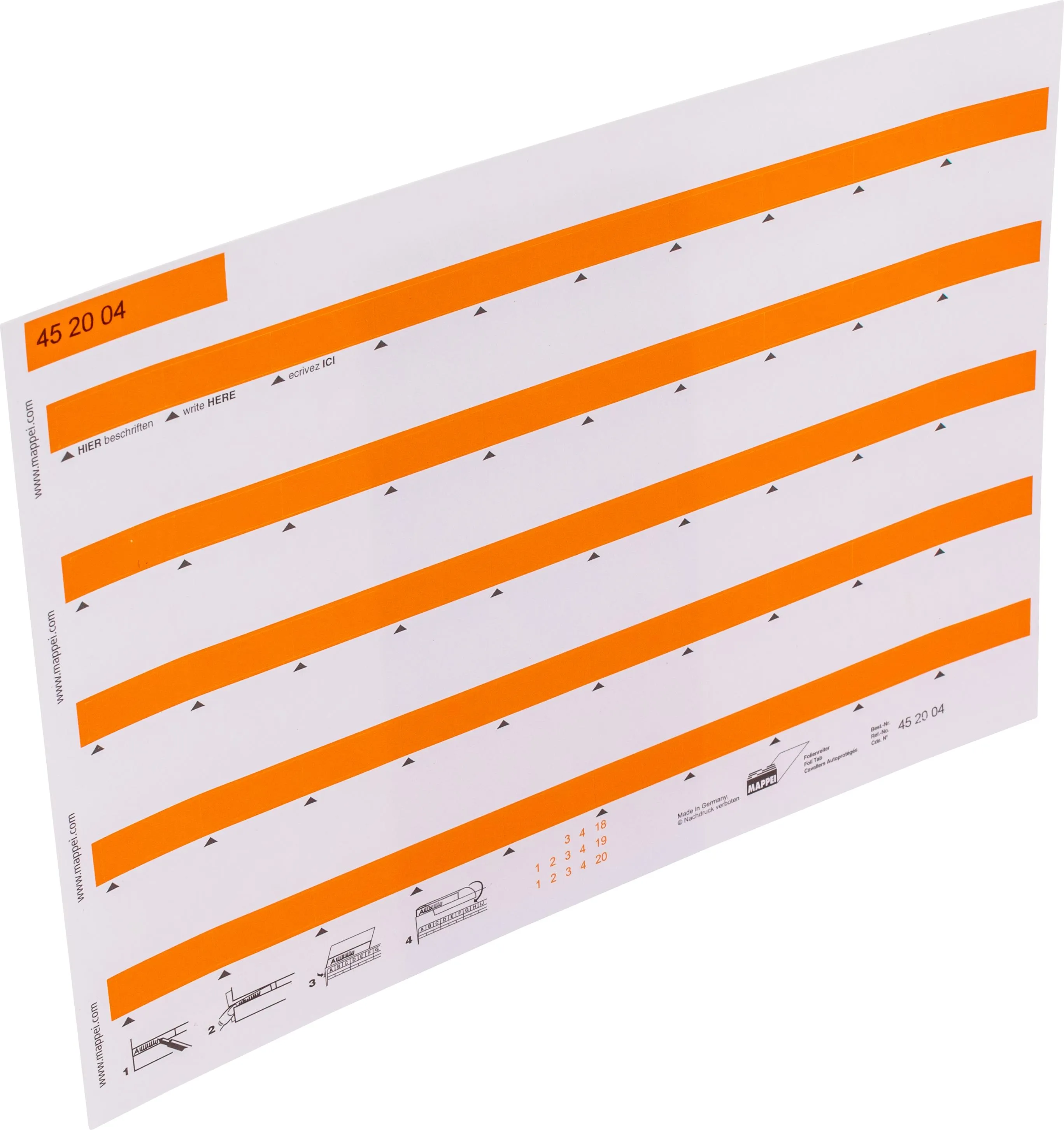 Selbstklebe-Folienreiter, 30 mm breit-Artikelnummer-452004