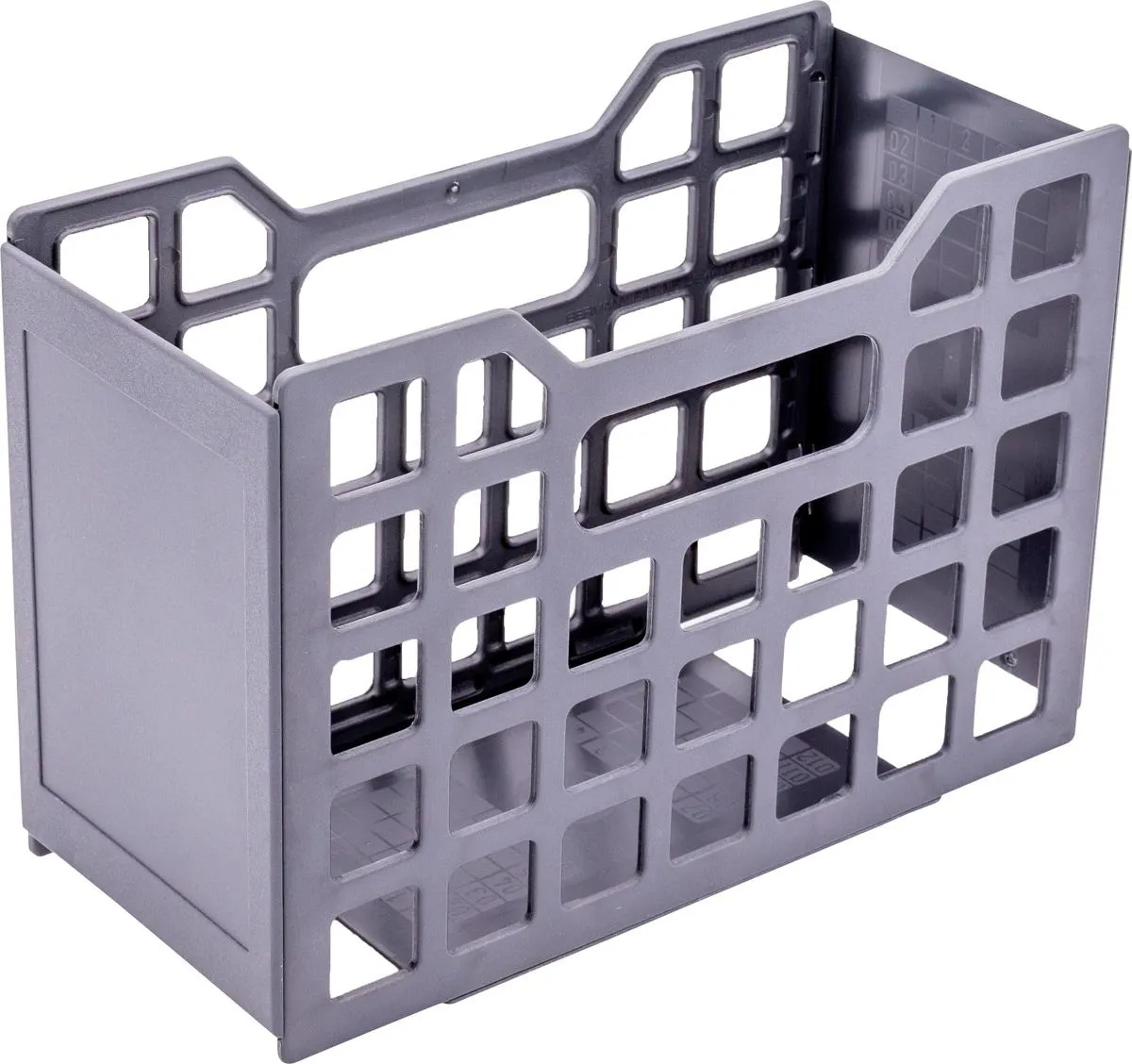 Ordnungsbox für DIN A5, 10,5 cm breit, ABS, anthrazit-Artikelnummer-305889/20