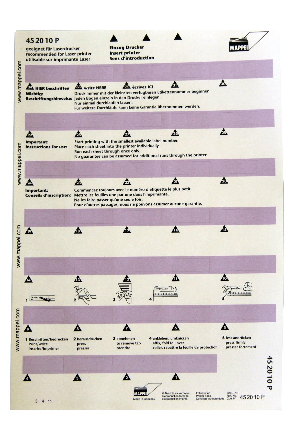 Selbstklebe-Printreiter, 30 mm breit