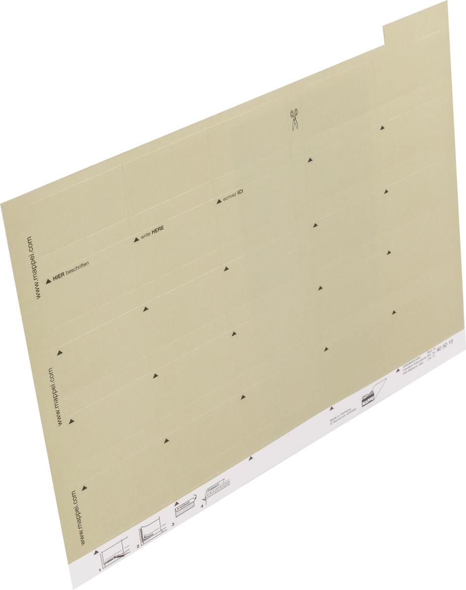 Selbstklebe-Reiter, Sonderfarbe, 55 mm breit, Karton