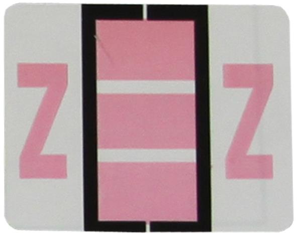 Buchstabenetikett (gross) "Z", Farbe lila, 500/Rolle