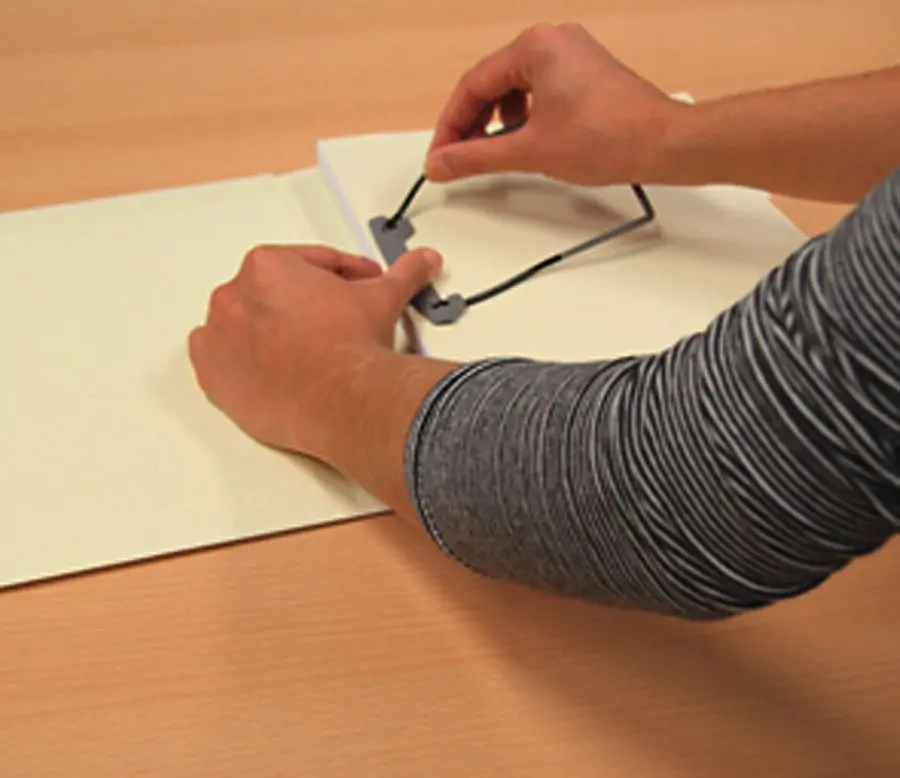 How-To Schlauchheftung Schritt 1
