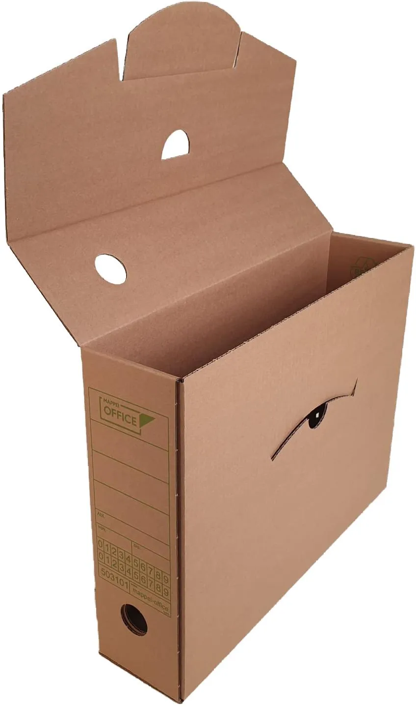 Archivschachtel für Ordnerinhalt DIN A 4, 7,5 cm breit-Artikelnummer-503101