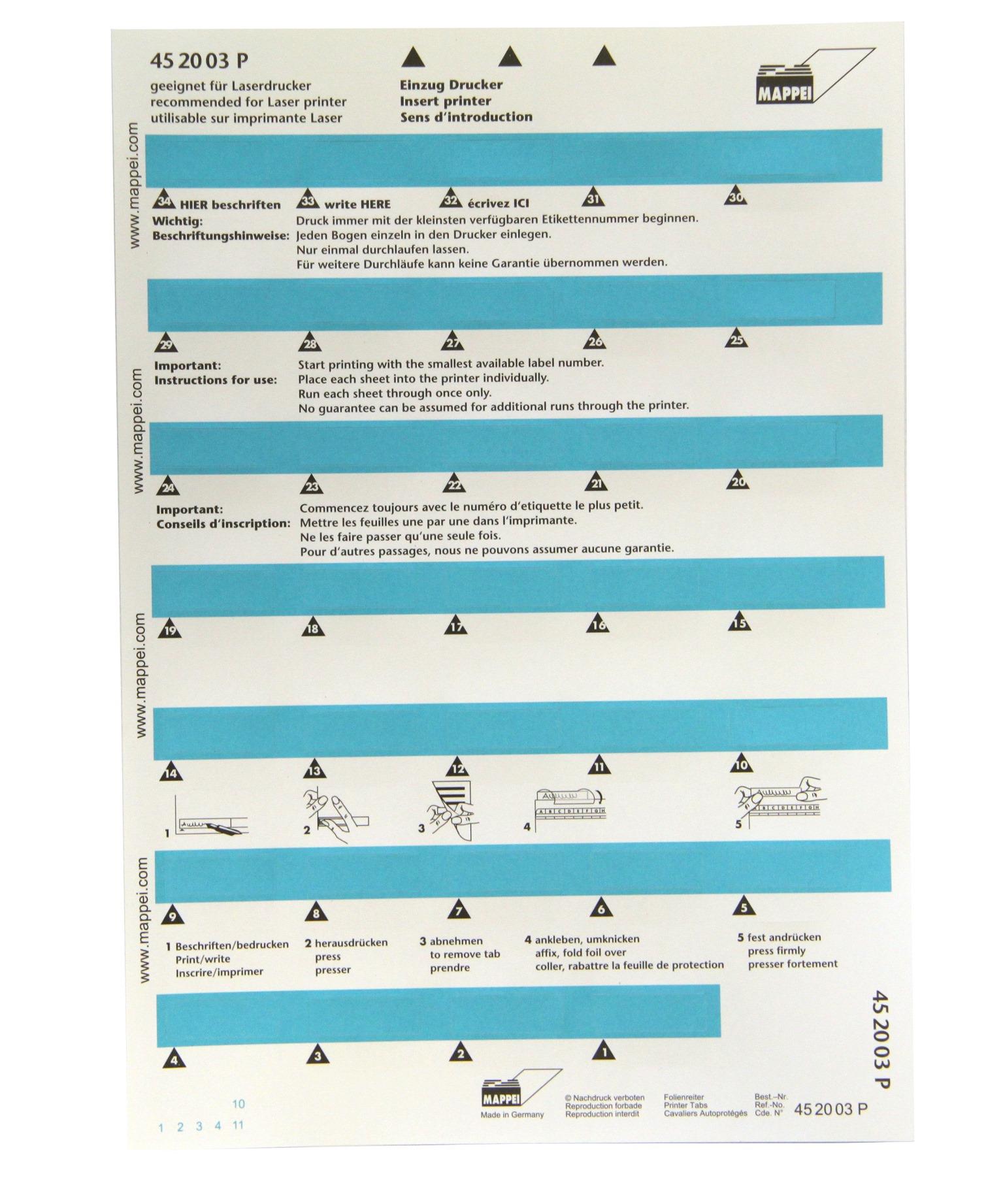 Selbstklebe-Printreiter, 30 mm breit