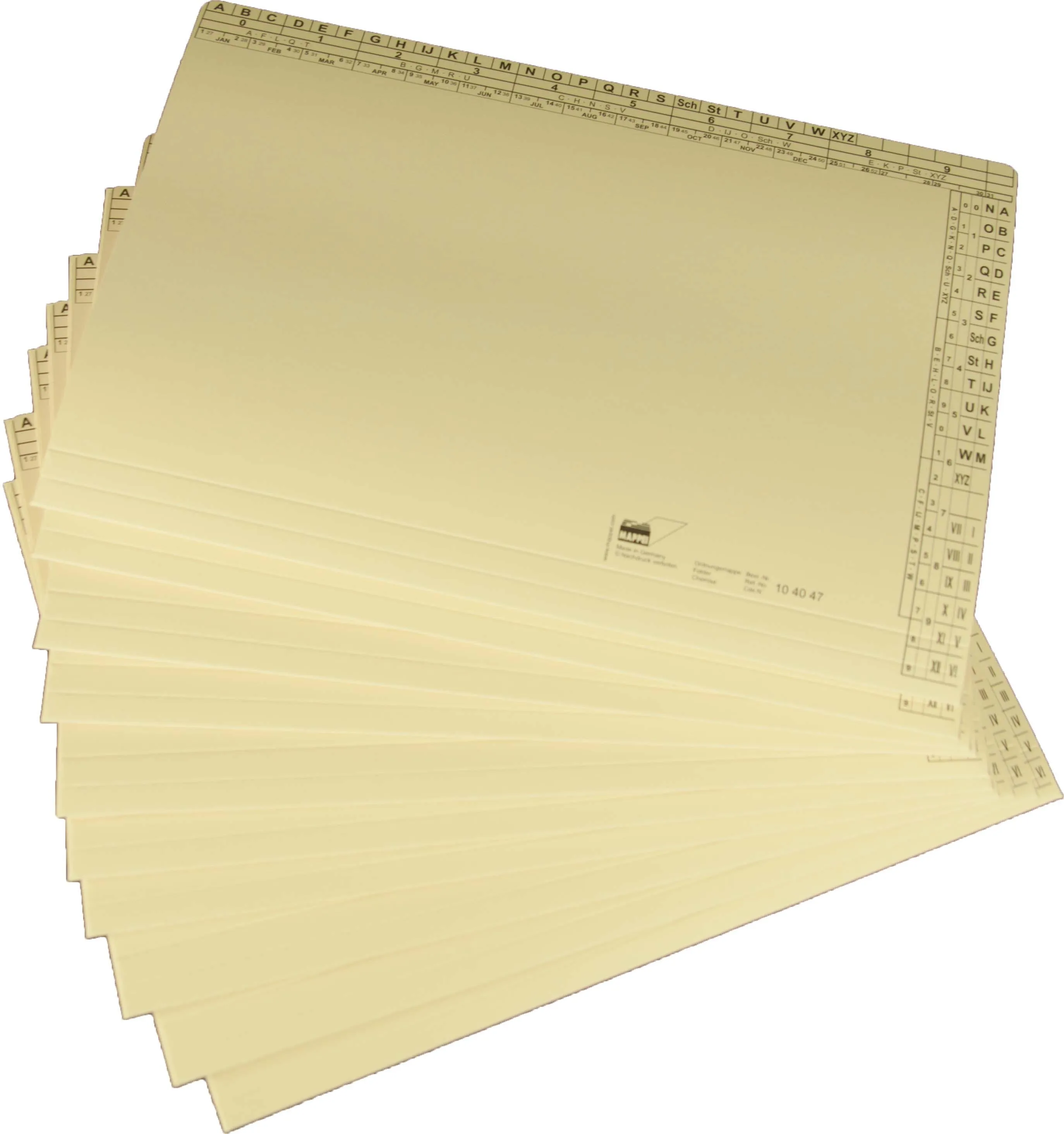 Kennlernset Ordnungsmappe f. DIN A4, 350 g/qm-Artikelnummer-104047/10